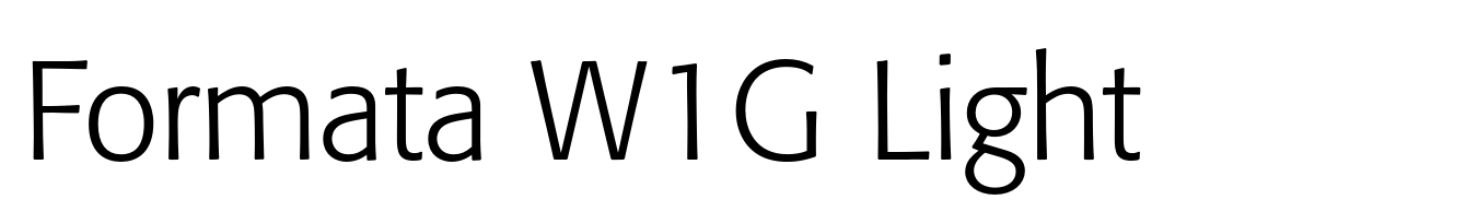 Formata W1G Light
